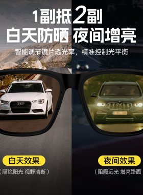 ZIPPO墨镜可套近视镜偏光墨镜套镜户外开车变色防紫外线男女75799