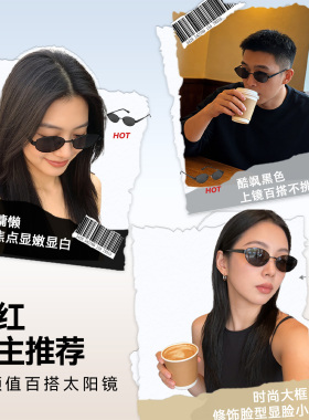 ZIPPO太阳镜老钱风千金镜2026年新款防紫外线偏光墨镜女79336
