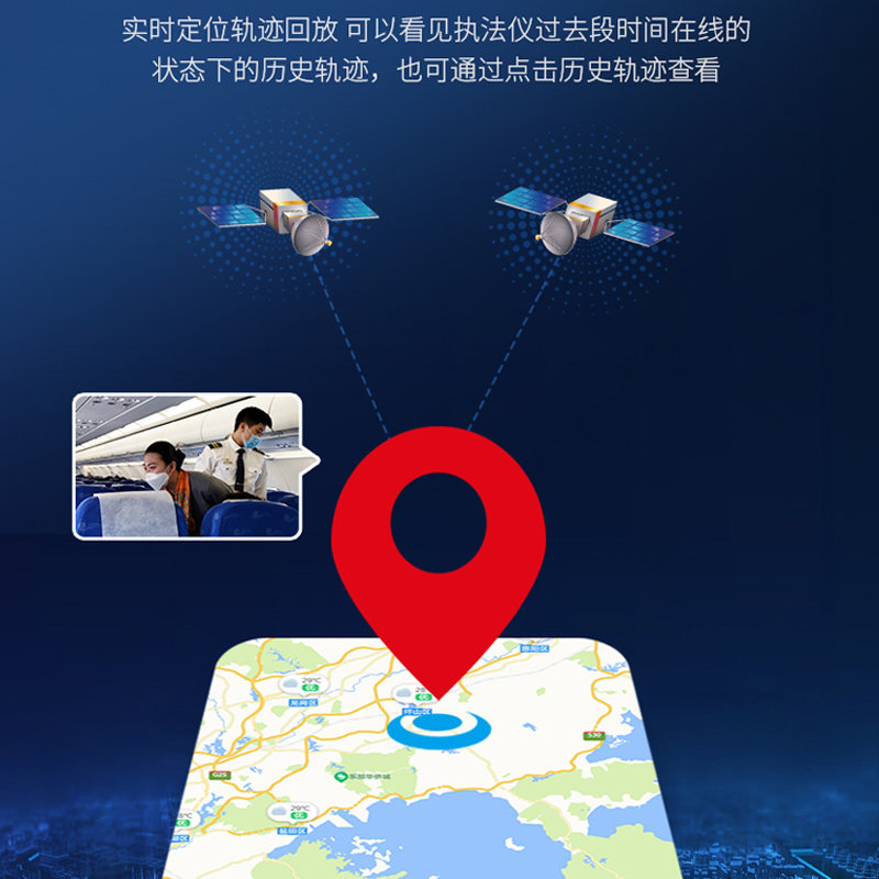 群华DSJ-VTK89执法记录仪支持4G5G联网WIFI远程实时查看智能记录