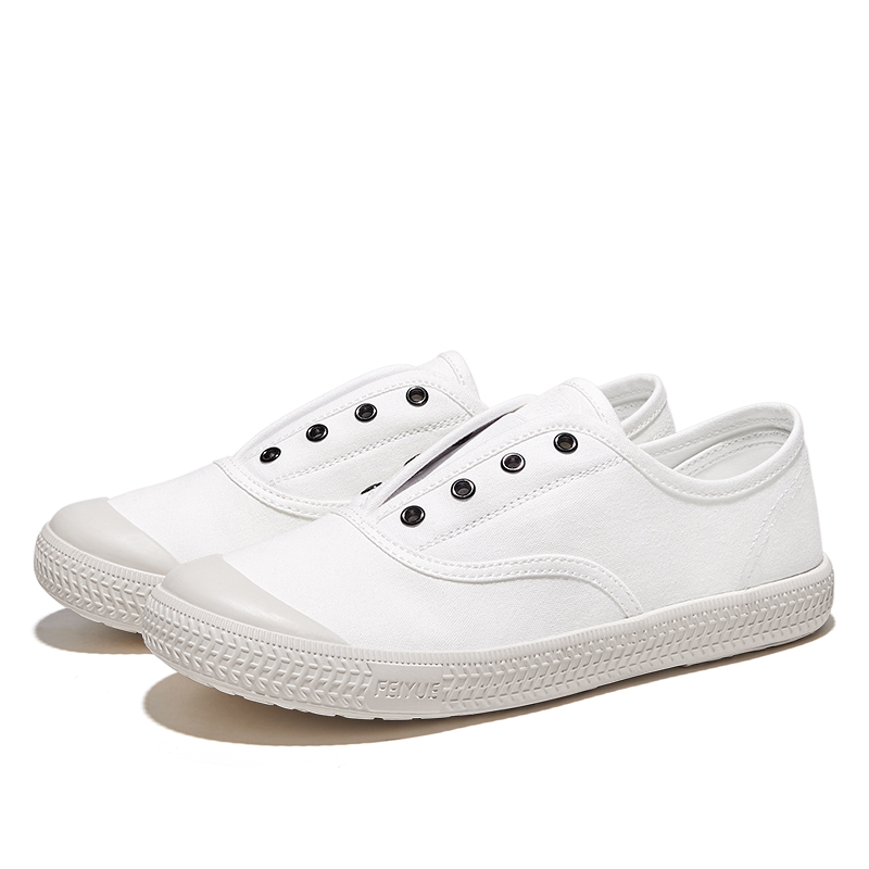 feiyue/飞跃帆布鞋2025夏季新款轻便舒适女鞋百搭一脚蹬懒人板鞋