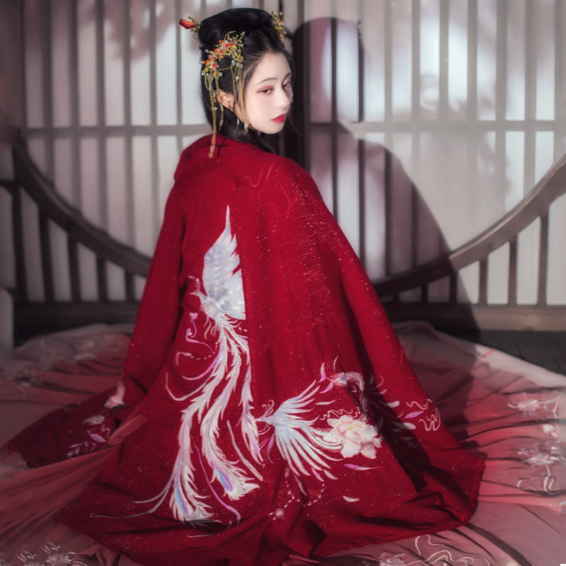 花小衣凤鸣正品原创花嫁红色汉服 花小衣汉服