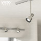 Full spectrum 97 high CRI track spotlights can be surface mounted