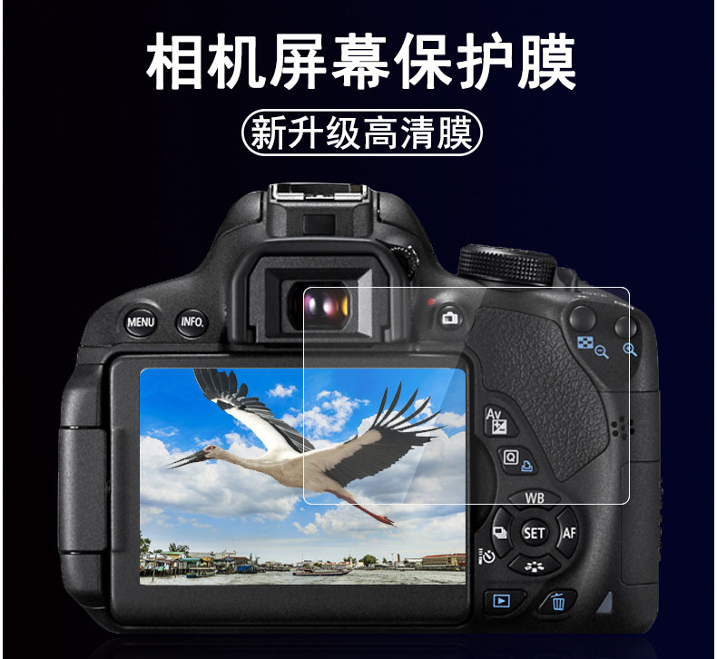 索尼（SONY） DSC-WX500相机防指纹水凝膜防爆软钢化数码单反贴膜 - 图0