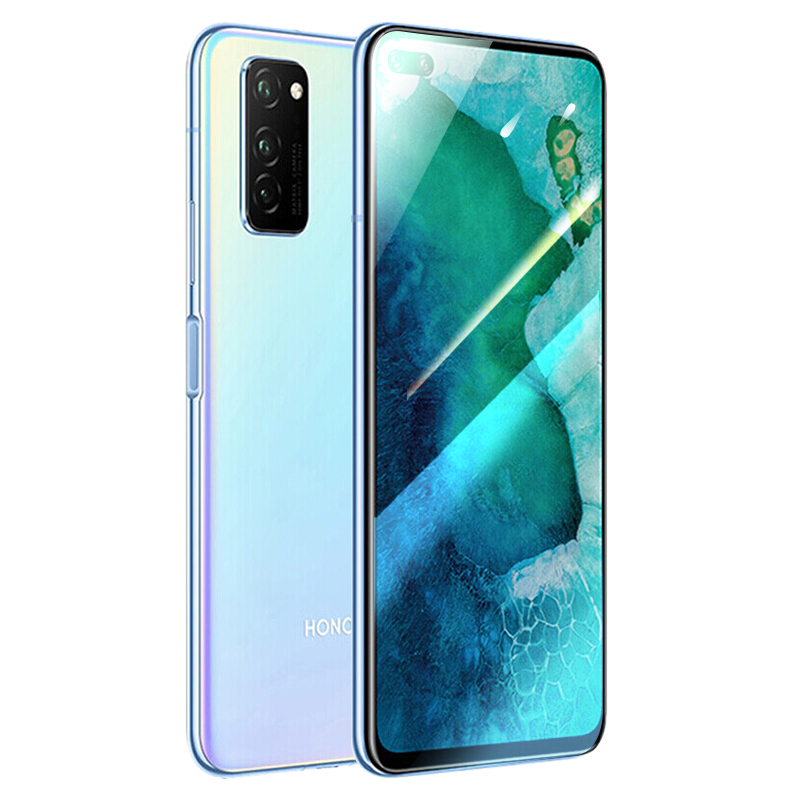 适用华为荣耀v30钢化膜v30pro全屏覆盖honorv30pro5g手机v30por抗蓝光p无白边全身保护防摔防指纹前贴膜 - 图3