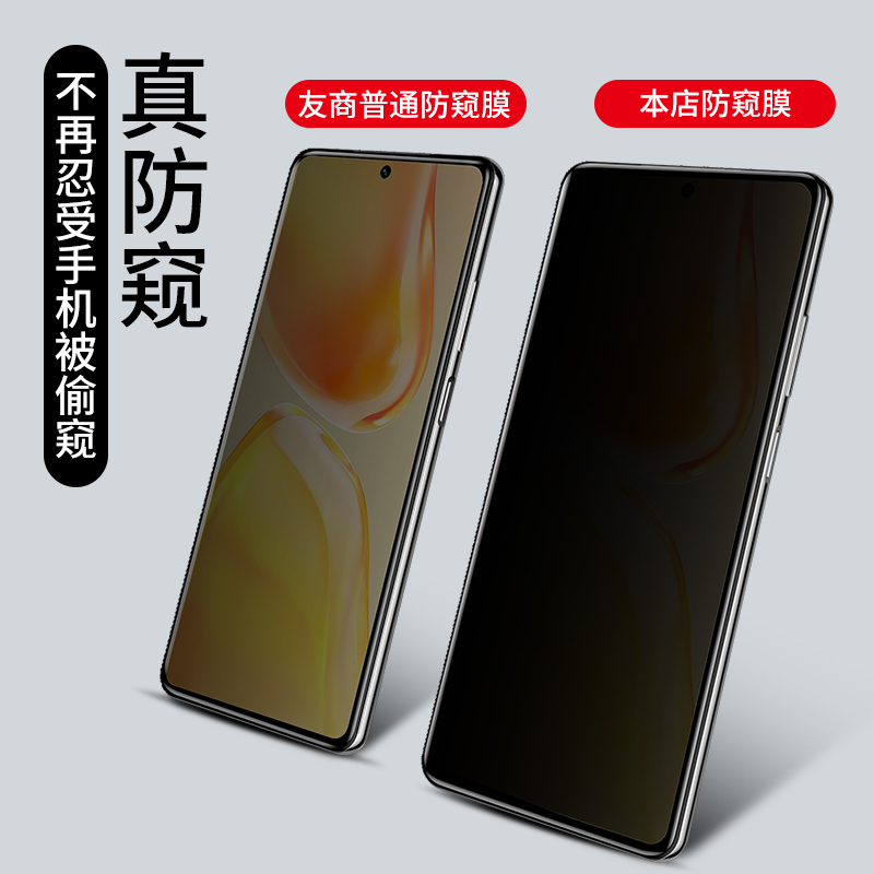 适用vivos15钢化膜s15e全屏覆盖手机膜vivo防窥膜5g新款s15的全包-图2