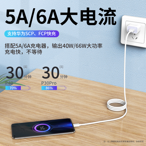 Tapc Usb 正品type-c数据线5a6a适用华为tpyec快充usb充电线typc手机10荣耀tepyc快速tpc器tapyc安卓tapec小米tapc ...