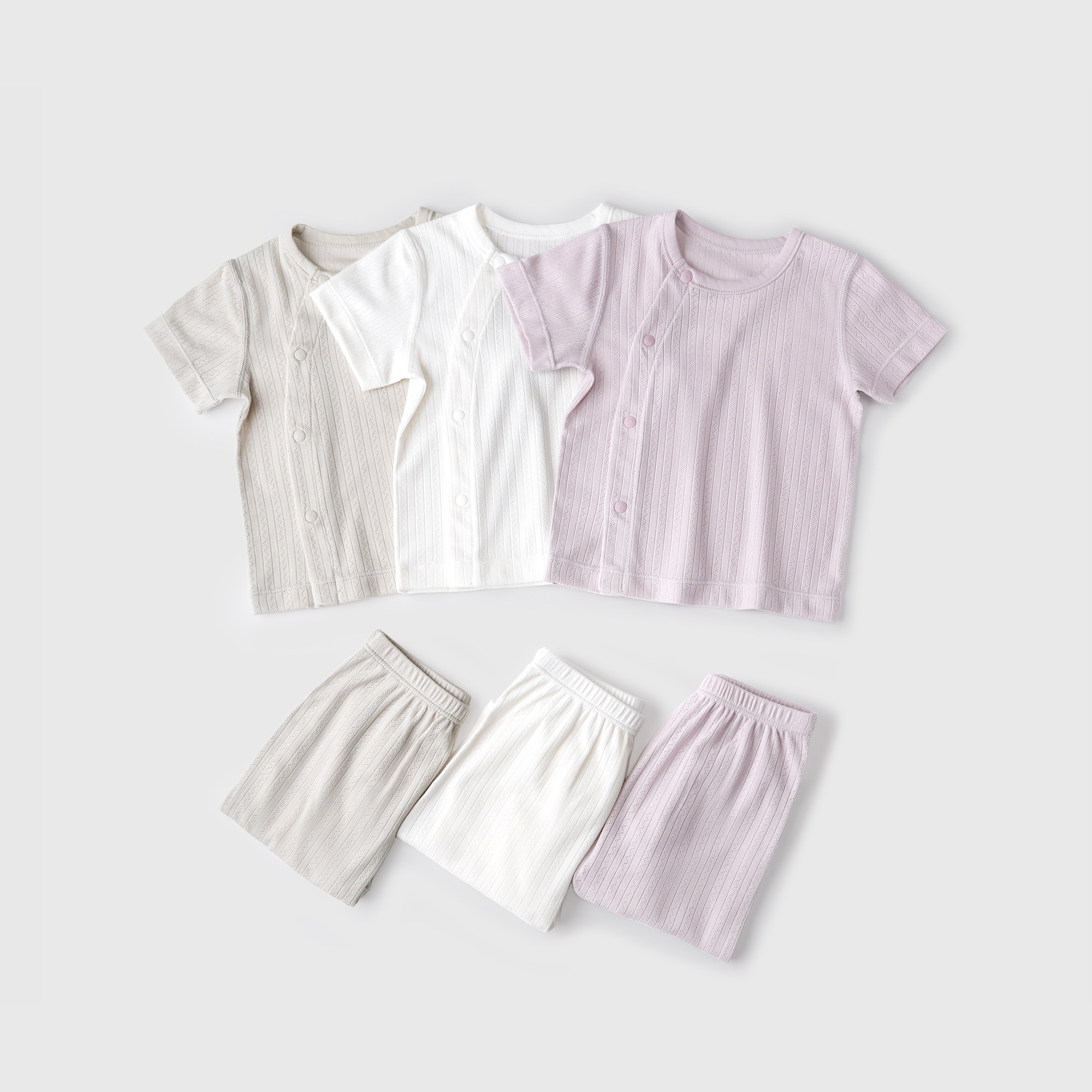 婴儿分体套装薄款暖气房宝宝衣服婴幼儿家居服短袖长裤莫代尔睡衣,淘宝优惠券,粉丝福利购,淘宝优惠卷