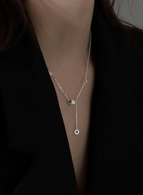 小蛮腰项链简约轻奢锁骨链女