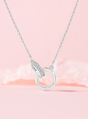 Jusongklein莫比乌斯锁骨链女