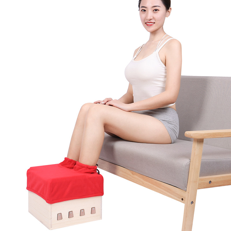 足部木制足疗熏脚底仪器蒸仪艾灸盒 佳健医疗器械艾灸/艾草/艾条/艾制品