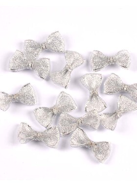金色蝴蝶结礼物盒装饰材料