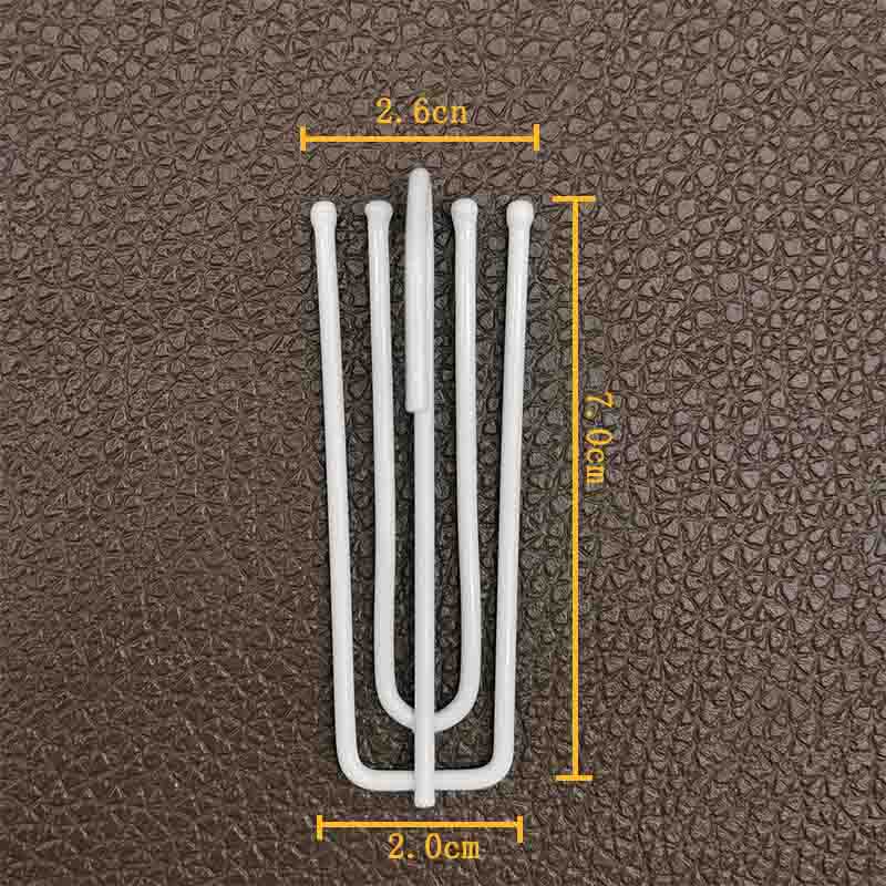 窗帘挂钩窗帘勾窗帘钩子窗帘辅料配件挂环扣环窗帘夹四爪钩布钩 - 图1