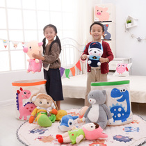 Cartoon Containing Barrel Special Big Number Baby Toy Containing Box Foldable Dirty Clothes Basket children Toys Toys Cashier Bags
