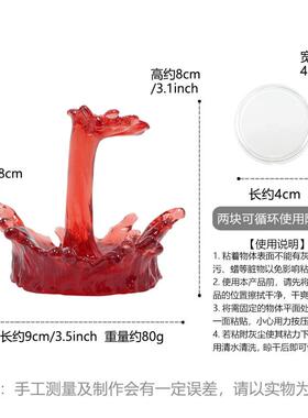 工厂直销现货红酒架摆件家居桌面红酒托装饰品透明树脂工艺品摆设