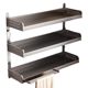 Space aluminum kitchen seasoning rack wall-mounted