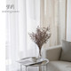 Simple modern floor-to-ceiling curtains white gauze partition fabric