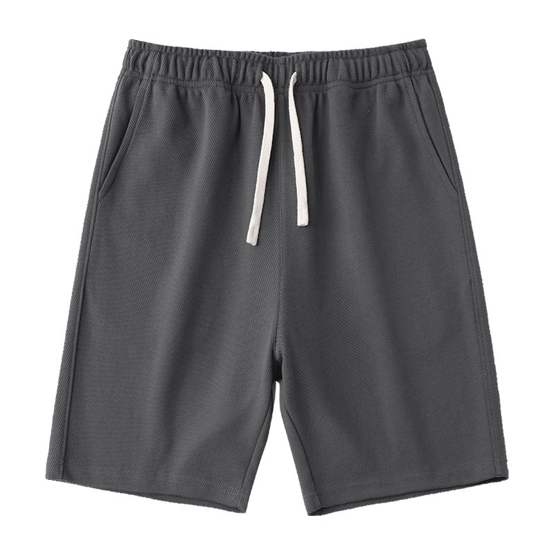 美式重磅斜纹短裤男夏季纯色宽松五分裤运动抽绳百搭情侣休闲裤女,淘宝优惠券,粉丝福利购,淘宝优惠卷