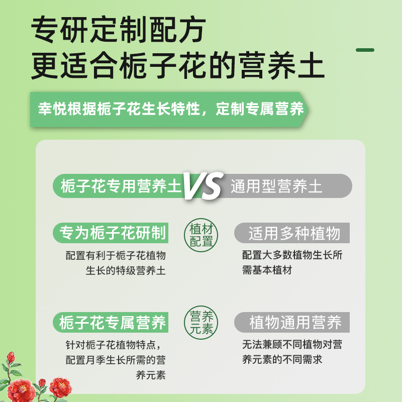 种栀子花专用土营养土栀子花肥料专用肥通用桅子花土壤泥土种植土-图1