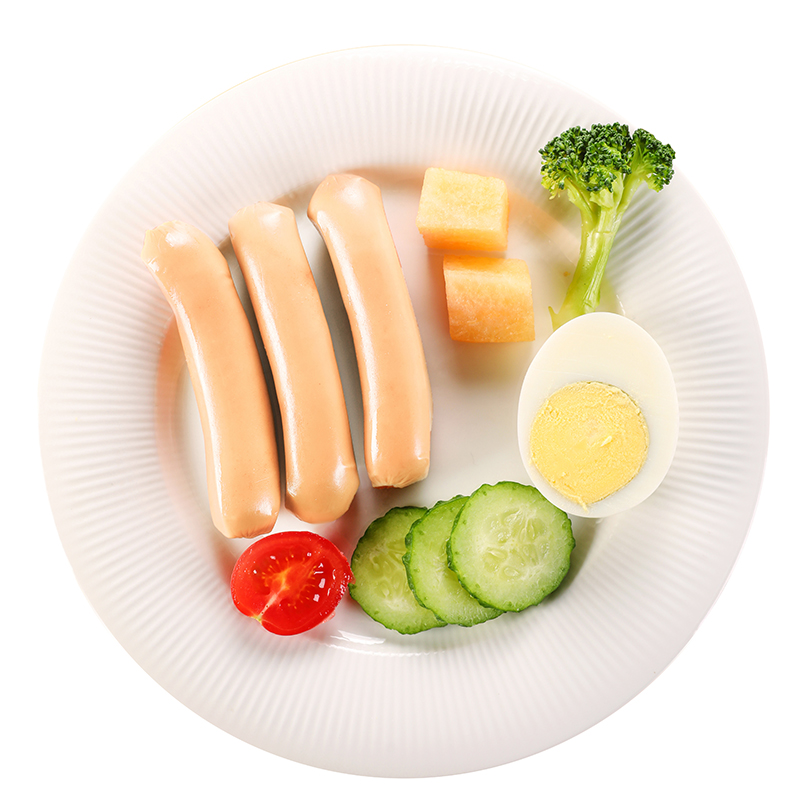 皇掌柜旗舰店10根皇掌柜鸡胸肉肠健身开袋即食代餐低脂无油高蛋白无淀粉鸡肉肠3