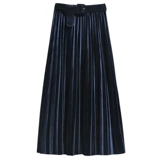 Бархатный ремень, орган, летняя юбка, 2023, высокая талия