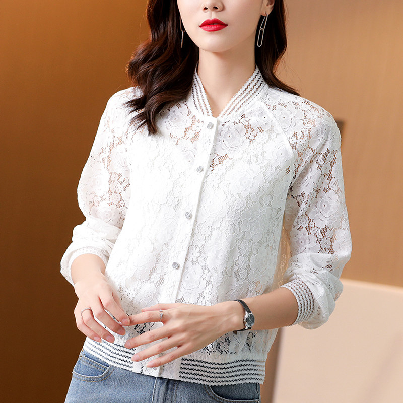 蕾丝开衫2020新款很仙的外套防晒衣 塔瑞乔蕾丝衫/雪纺衫