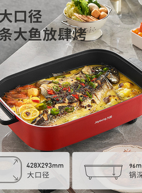 九阳家用电火锅多功能烤鱼锅