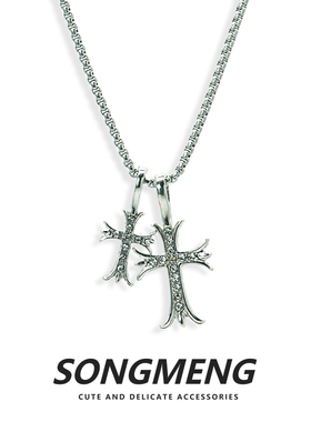 合金钛钢龙骨链通用潮牌不掉色