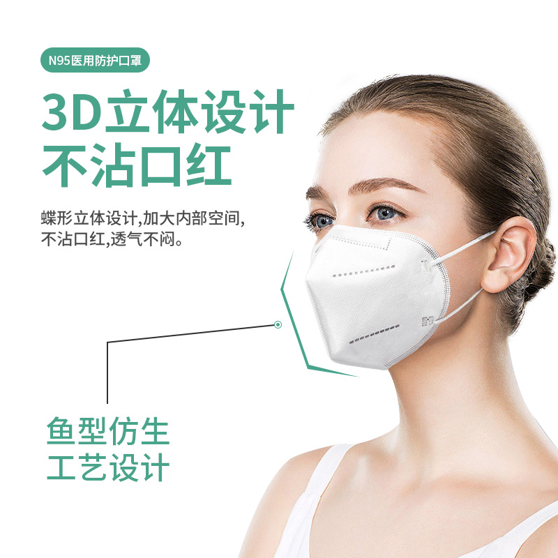 N95型醫用防護口罩官方正品醫用口罩醫療級別口罩成人n95醫用兒童_貴澤堂邦輕松專賣店_醫療器械