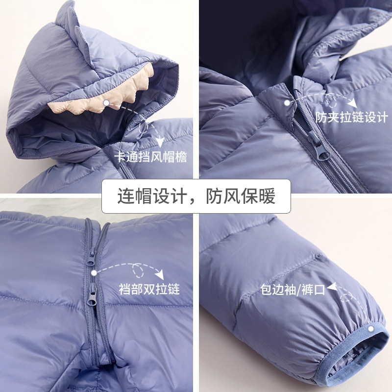 新生儿秋冬季宝宝抱衣幼儿外出服 巴巴安连身衣/爬服/哈衣