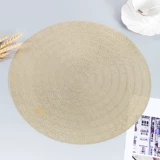 Американский подставка для столовых приборов 38 см, простой декоративный коврик в роскошном стиле в скандинавском стиле, коврик для обеденного стола, коврик для гостиничного дома, противоожоговая теплоизоляция, противоскользящий коврик для подноса