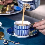 Кофейный комплект, ароматизированный чай, чайная чашка, керамический послеобеденный чай, легкий роскошный стиль, европейский стиль