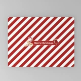 Рождественская обеденная тарелка из ПВХ, прямоугольный водонепроницаемый настольный коврик