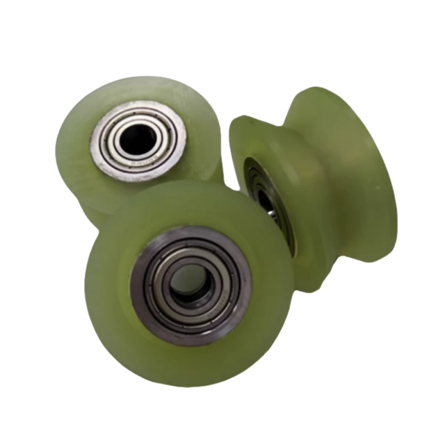 V-shaped groove U-shaped groove bearing rubber roller wear-resistant and high temperature resistance Polyurethane rubber roller roller