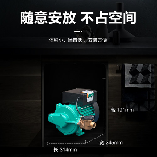 德国威乐水泵PB-H169EAH家用自动增压泵冷热水太阳能热水器加压泵 - 图1