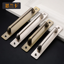 Modern minimalist open door Door Door Open Door door open door Push-pull sliding door Closet integral cupboard balcony door free of punch