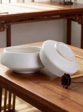 蝴蝶兰专用新中式仿真花绿植容器陶瓷花盆家居软装花盆工艺品摆件