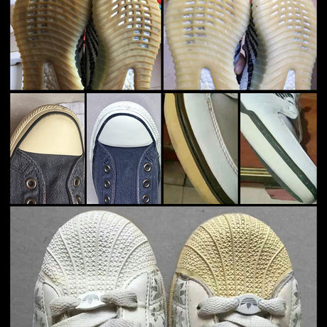 yeezy foams yellowing