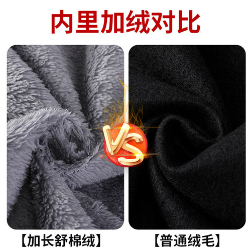 长袖加绒保暖防风罩衣冬季工作服大褂男女耐脏定制家用围裙防泼水 - 图0