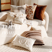 Style holding pillow cover Silence Wind Advanced Leaning Pillow Modern Minimalist Living-room Sofa Cushions Café café Sofa Cushions for soft clothing