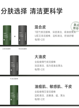 深层清洁去黑白头涂抹面膜