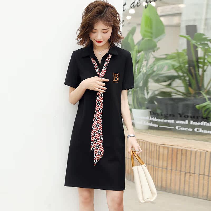 小蜜蜂网纱裙子2020夏季新款t恤 敏约连衣裙