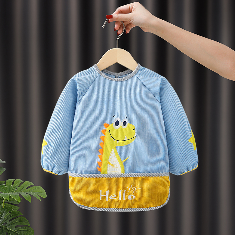 New autumn and winter kindergarten eating bibs