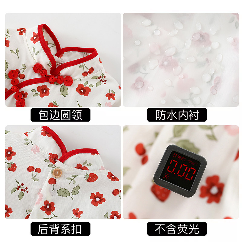 2025新款儿童罩衣围裙防水防脏宝吃饭围兜幼儿园女童婴儿辅食饭兜,淘宝优惠券,粉丝福利购,淘宝优惠卷