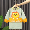 Anti-dirty long-sleeved baby outerwear autumn and winter bibs for eating