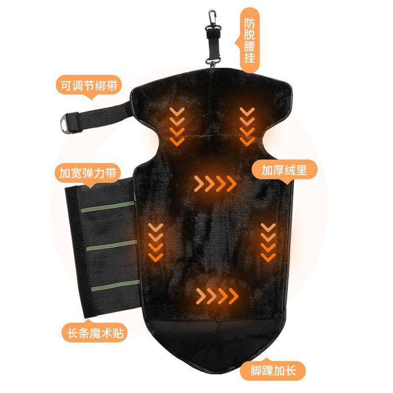 牛津布电动车护膝挡风防寒加厚男女冬季摩托车骑车护膝盖脚踝防水,淘宝优惠券,粉丝福利购,淘宝优惠卷