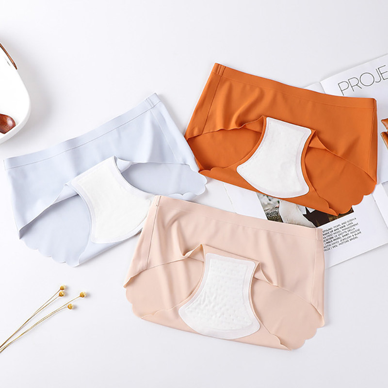 泰国女冰丝款无痕中腰乳胶内裤 幸赫内裤