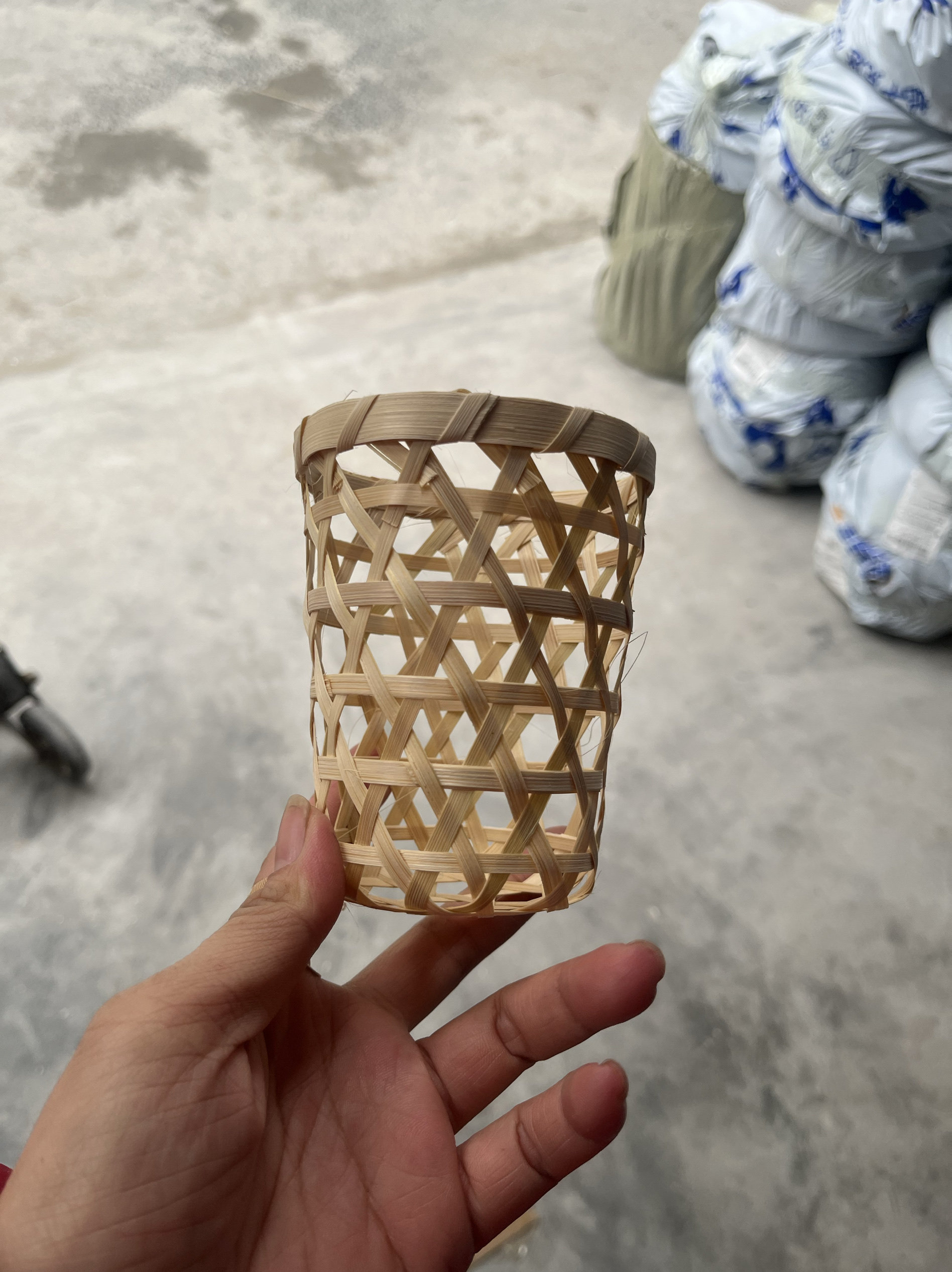 竹编奶茶杯套杯竹编织冰淇淋杯竹制柠檬茶竹筐竹篓各种大小款尺寸,淘宝优惠券,粉丝福利购,淘宝优惠卷