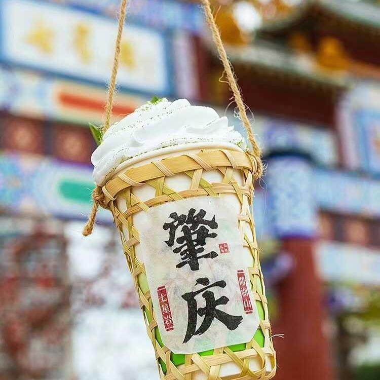 竹编竹筒奶茶杯手工特色竹篮奶茶篓空竹制爆款热销奶茶杯网红打卡,淘宝优惠券,粉丝福利购,淘宝优惠卷