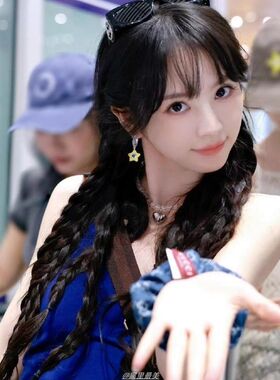 田曦薇同款不对称爱心星星耳环女夏日彩色多巴胺y2k甜酷辣妹耳饰