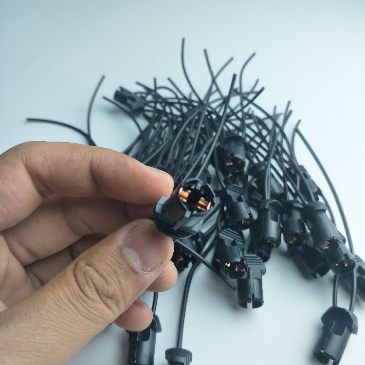 汽车t10灯座小插泡灯座灯泡插座示宽灯仪表灯牌照灯插座插头底座 - 图0